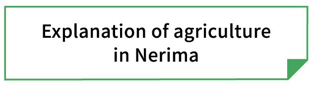 Explanation of agriculture in Nerima