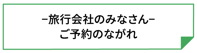 ー旅行会社のみなさんーご予約の流れ