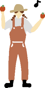 農業を楽しむ人たち